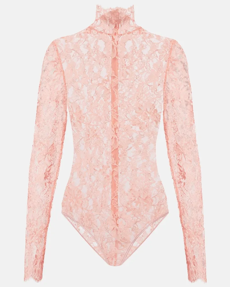 Valentino Garavani Body aus Spitze Pink