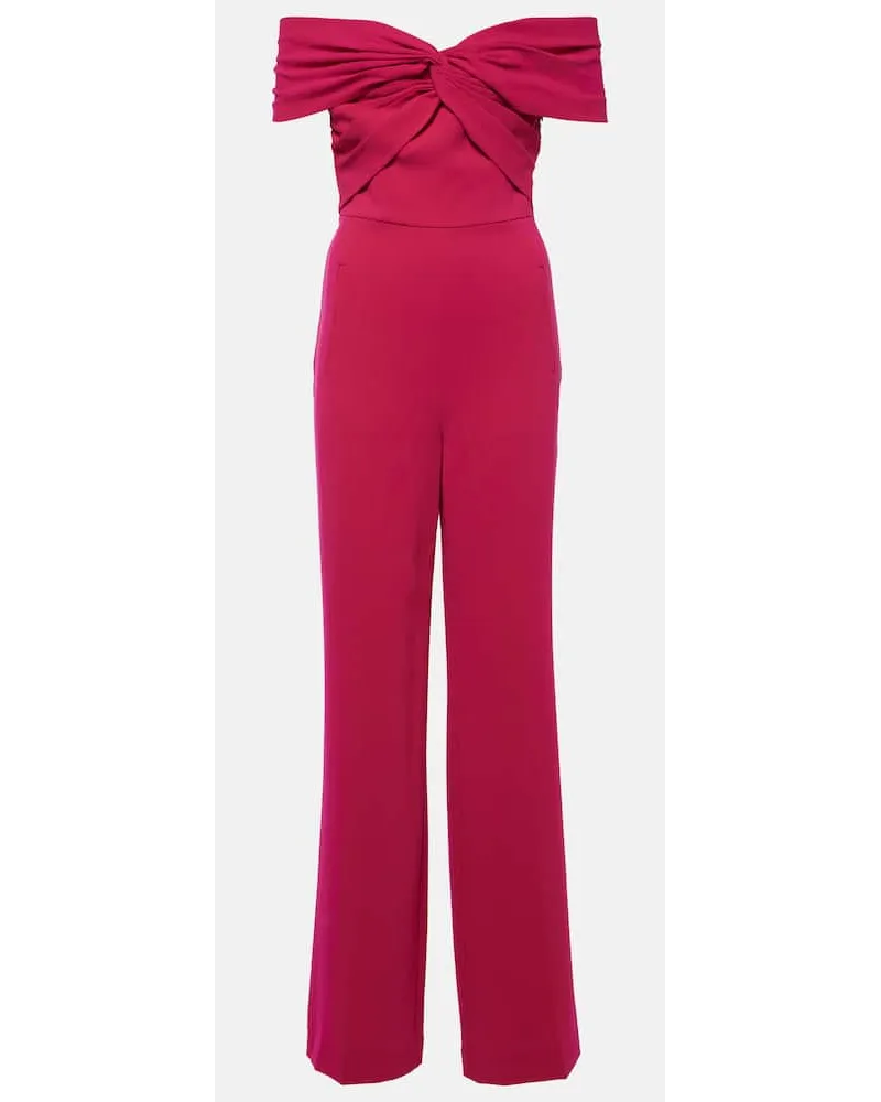 Roland Mouret Jumpsuit aus Cady Pink