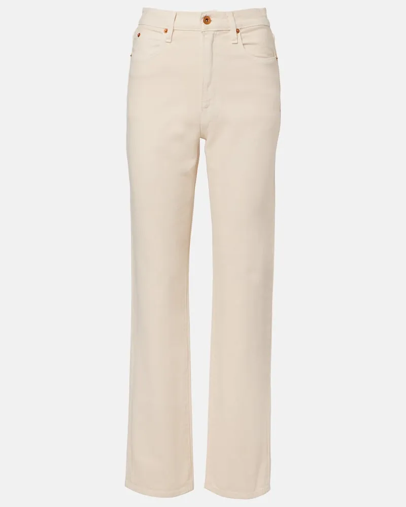 SLVRLAKE Straight Jeans London Weiß