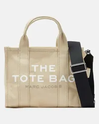 Marc Jacobs Tote The Small aus Canvas Beige