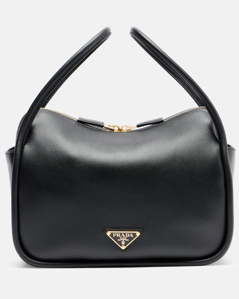Prada Tote Bag Prada Darling aus Leder Schwarz