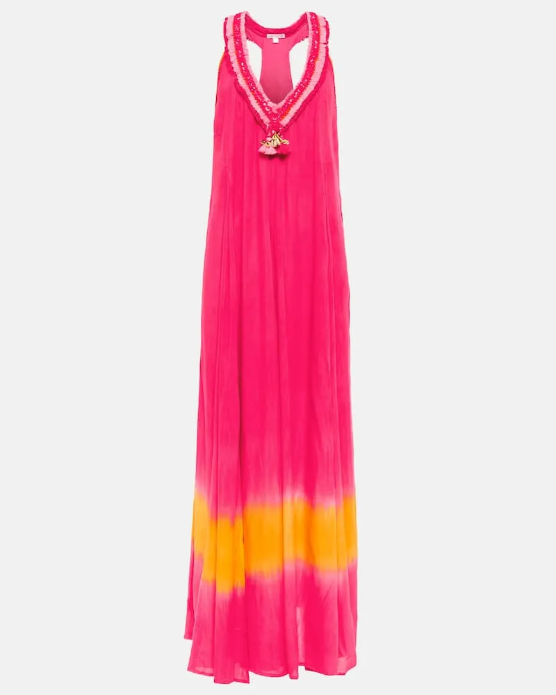 Poupette St Barth Maxikleid Nava Pink