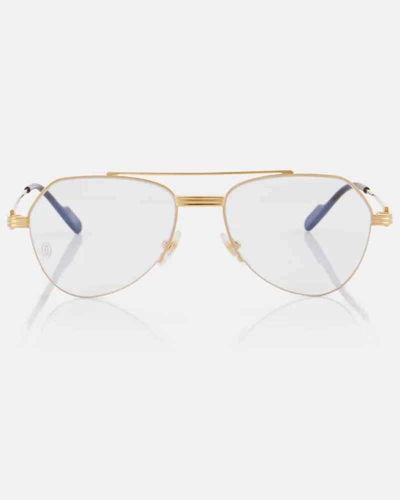 Cartier Aviator-Brille Première Gold