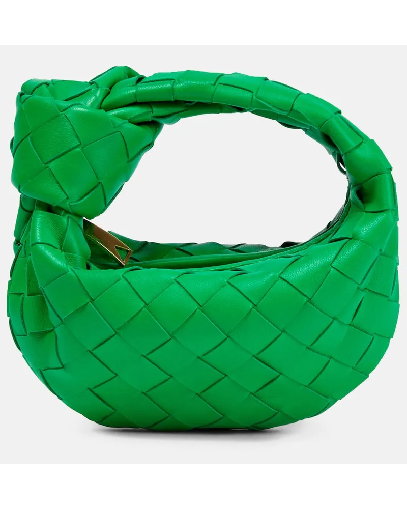 Bottega Veneta Tote Candy Jodie aus Leder Gruen