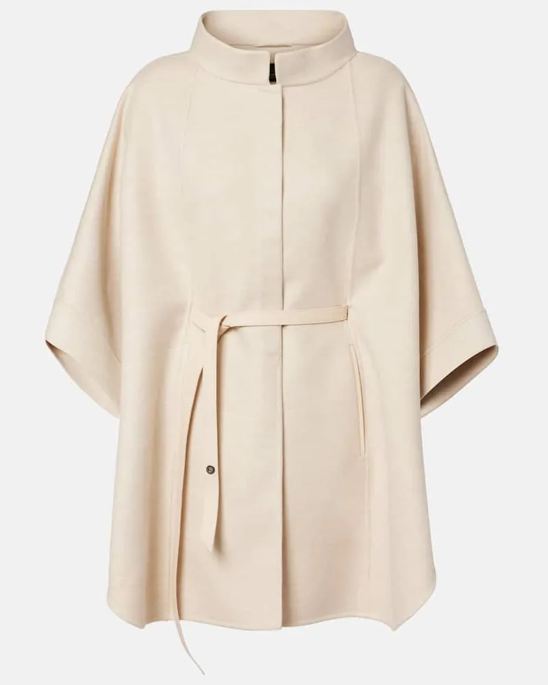 Loro Piana Cape Salomon aus Kaschmir Beige