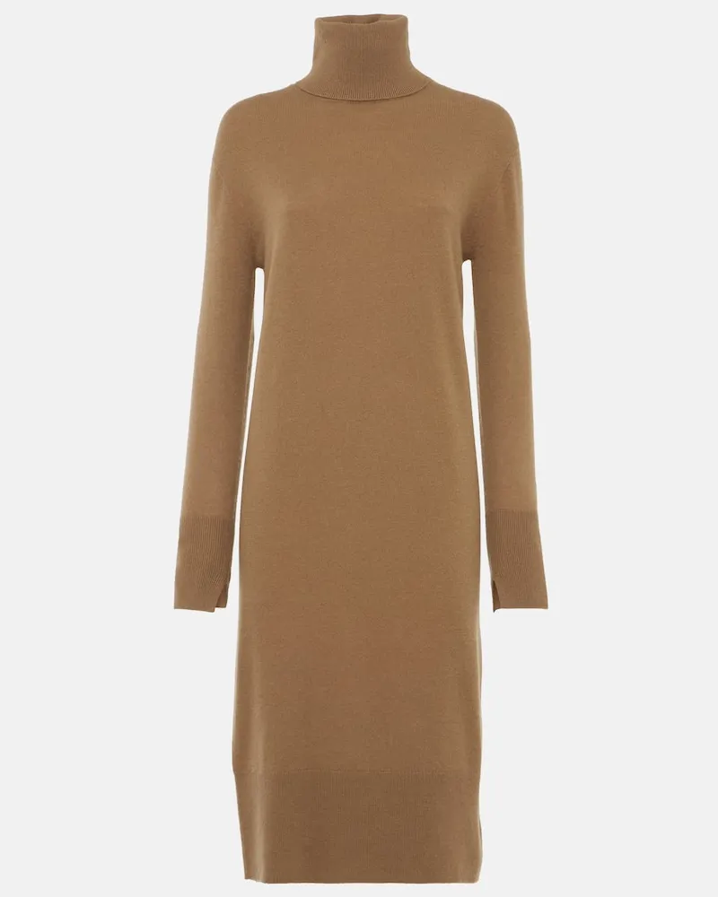 Joseph Pulloverkleid aus Kaschmir Beige