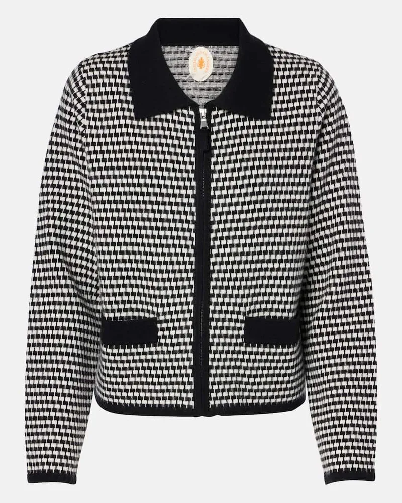 Jardin des Orangers Jacke aus Wolle und Kaschmir Schwarz