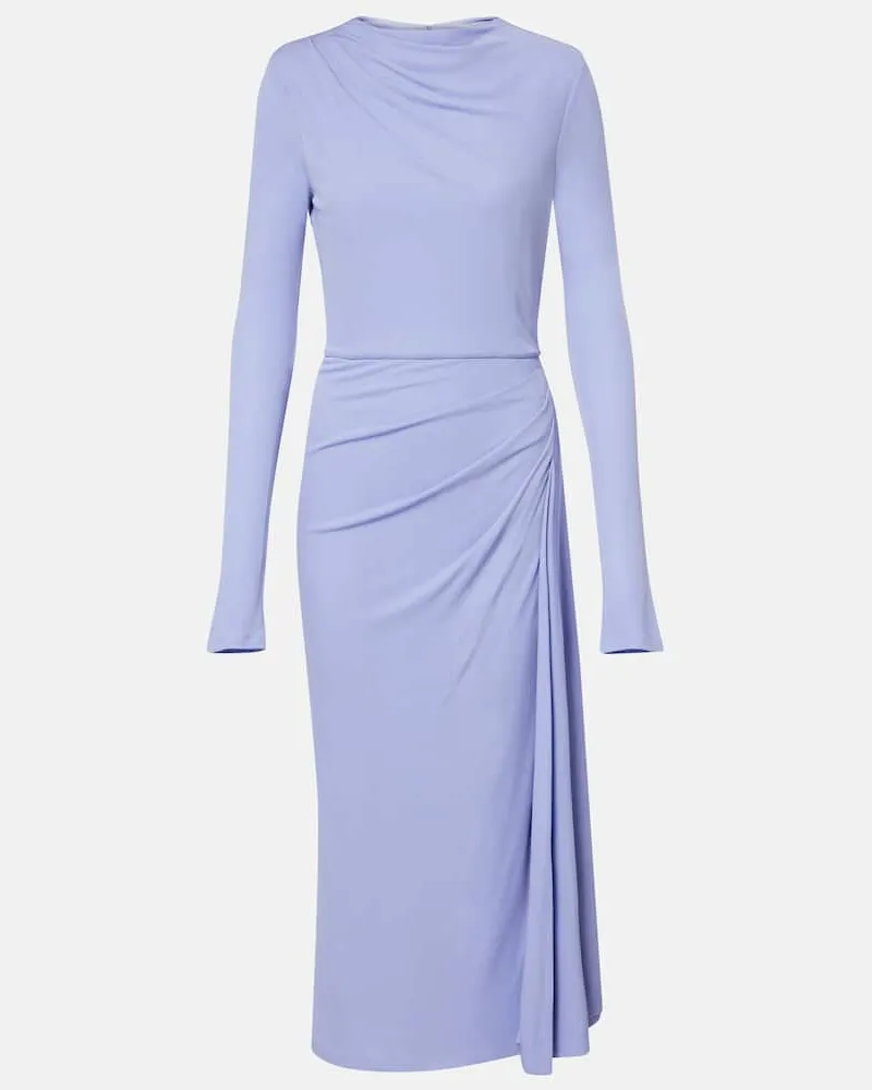 Erdem Midikleid aus Jersey Lila