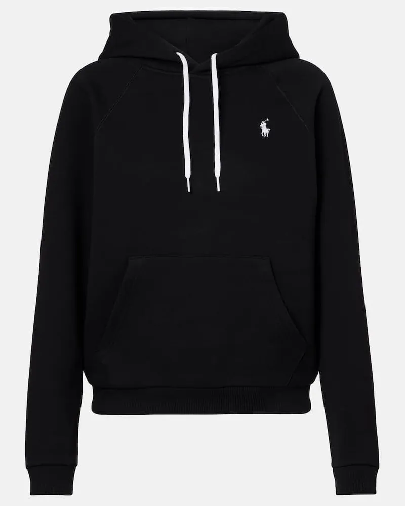 Ralph Lauren Hoodie aus Jersey Schwarz