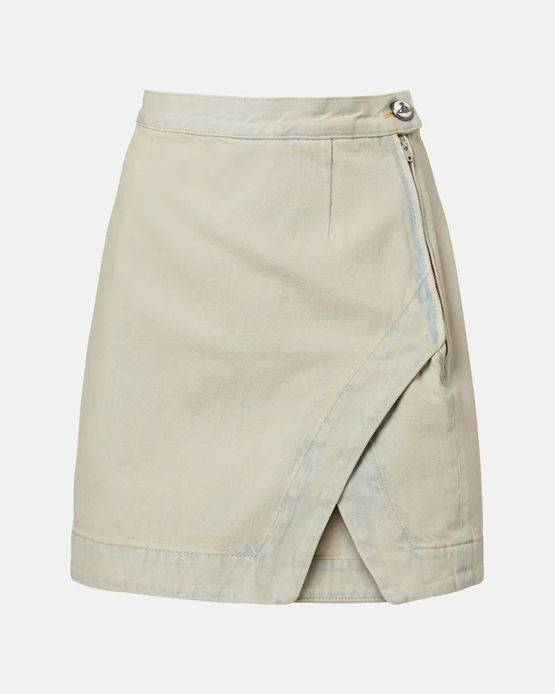 Vivienne Westwood Minirock Rita aus Denim Blau