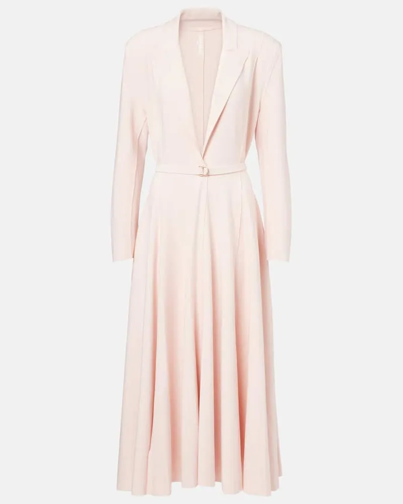 Norma Kamali Midikleid Rosa