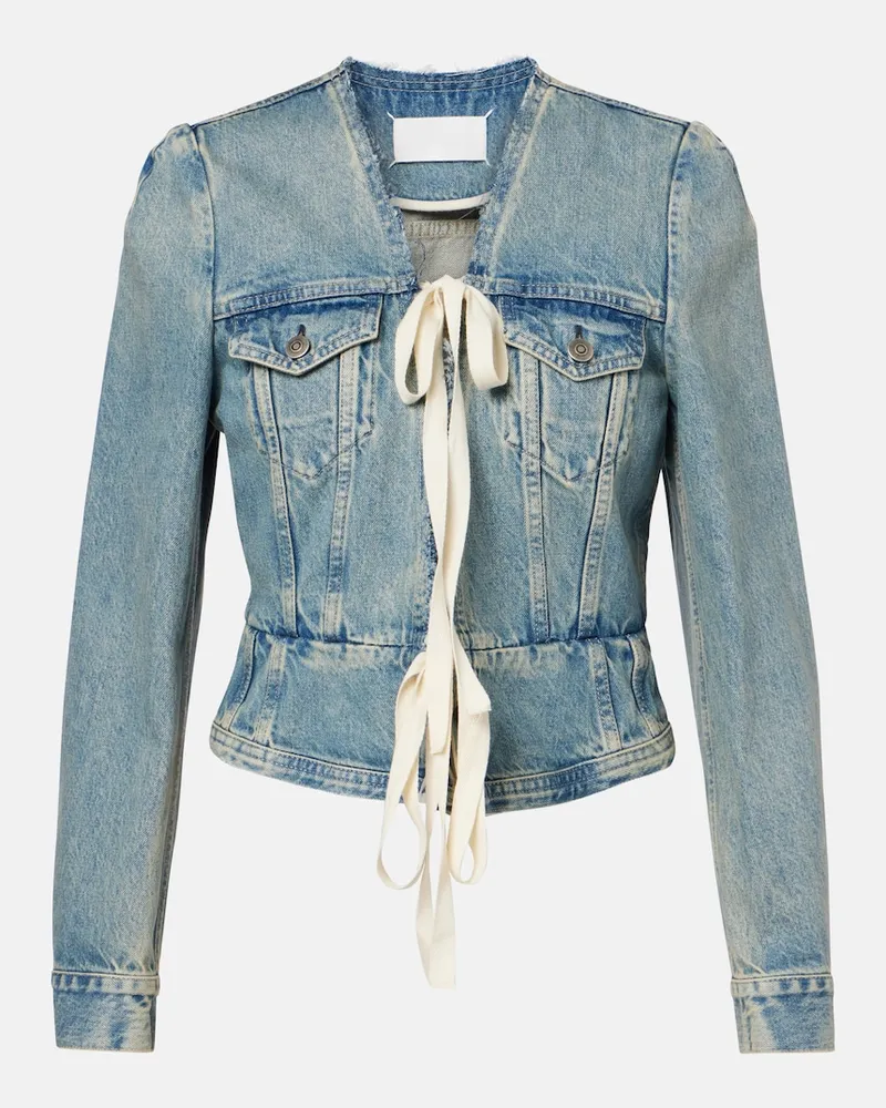 Maison Margiela Jeansjacke Blau