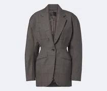 Oversize Jacke aus Wolle