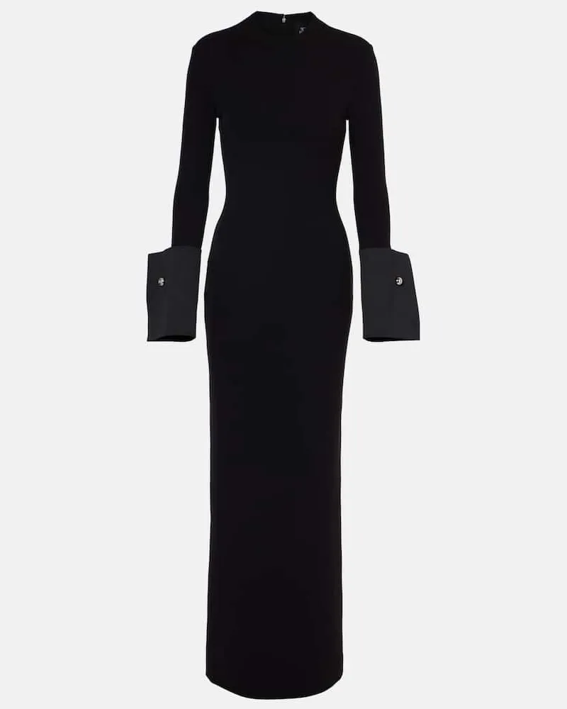 Solace London Robe Chloe Schwarz