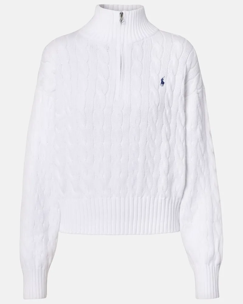 Ralph Lauren Pullover aus Baumwolle Weiß