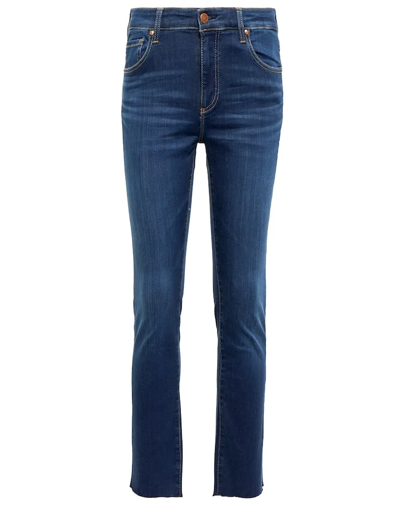 Adriano Goldschmied High-Rise Skinny Jeans Mari Blau