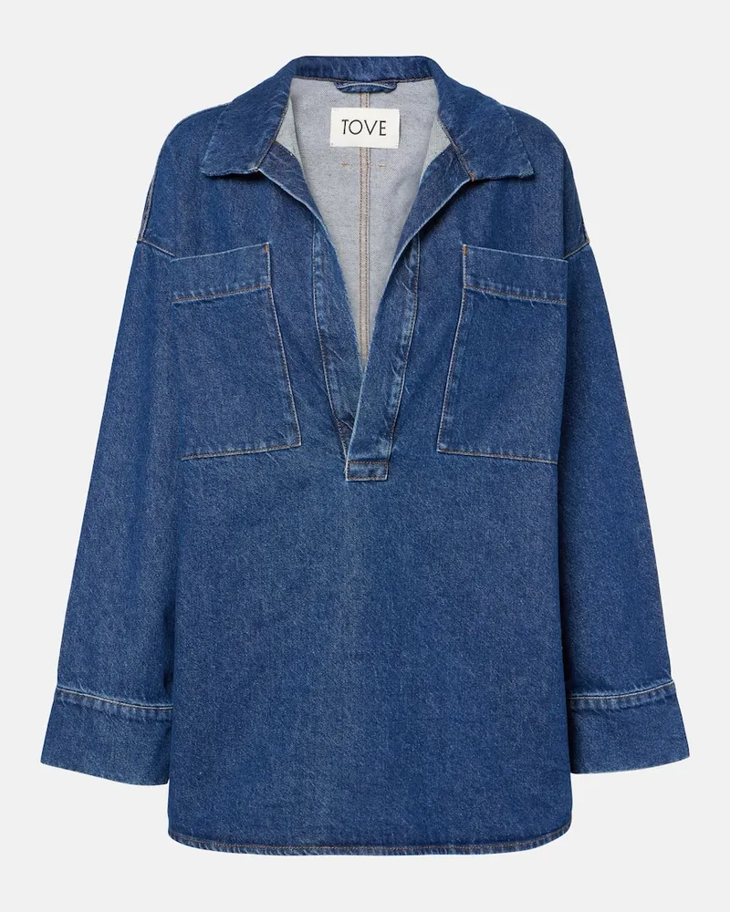 TOVE Bluse Sonny aus Denim Blau