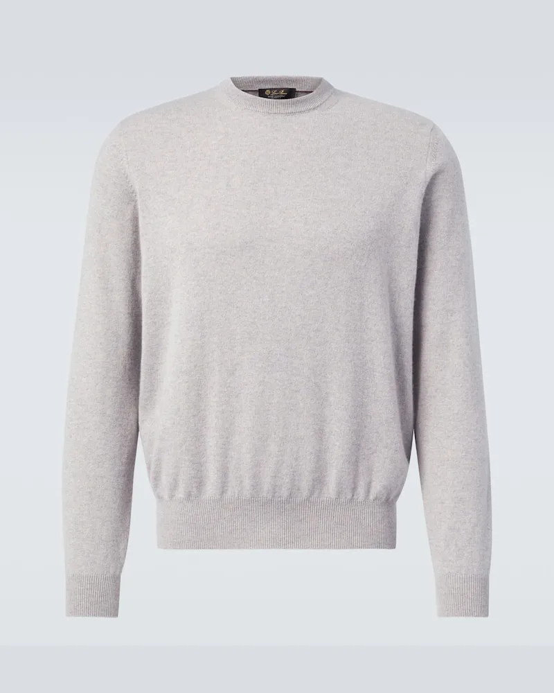 Loro Piana Pullover aus Kaschmir Grau
