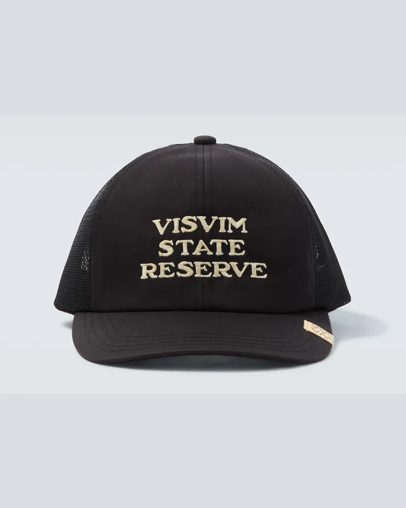 Visvim Baseballcap aus Baumwolle Schwarz