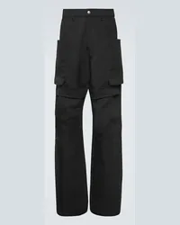 Rick Owens Cargohose Stefan aus Wolle Schwarz