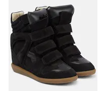 High-Top Sneakers Bekett aus Veloursleder