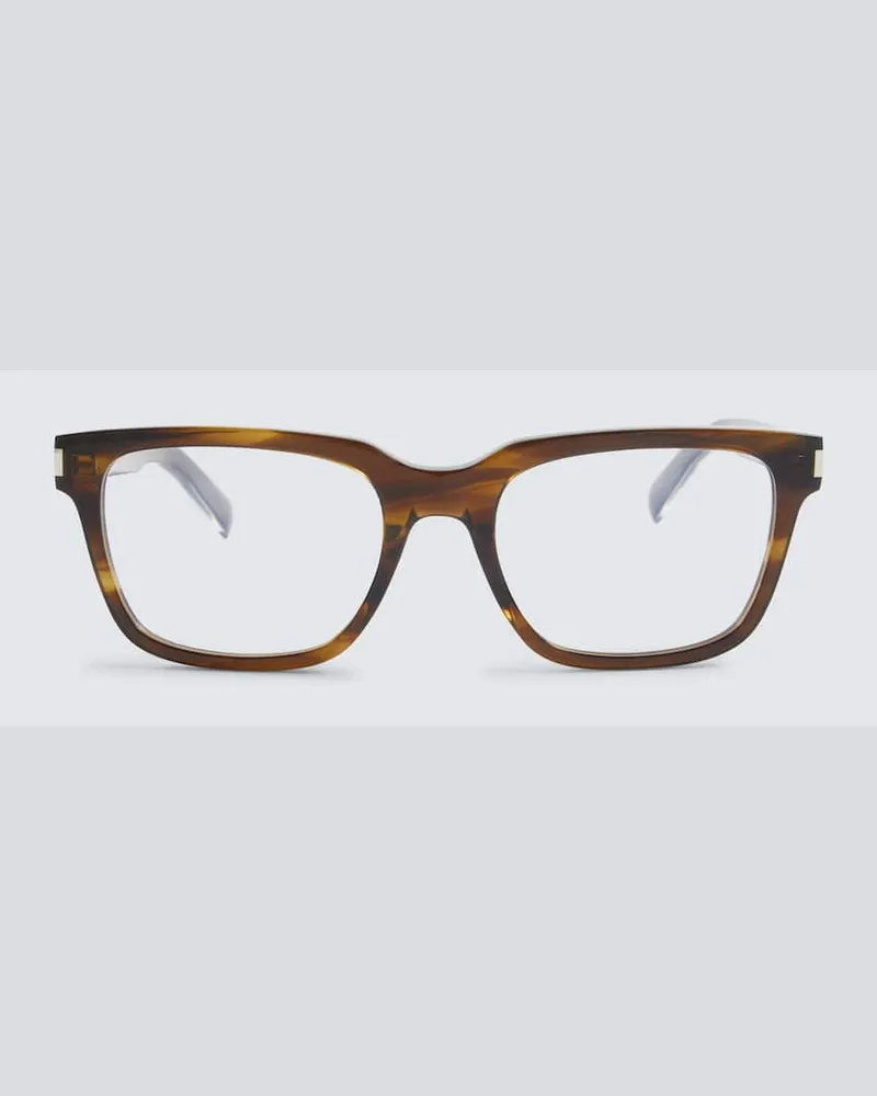 Saint Laurent Eckige Brille SL 621 Braun