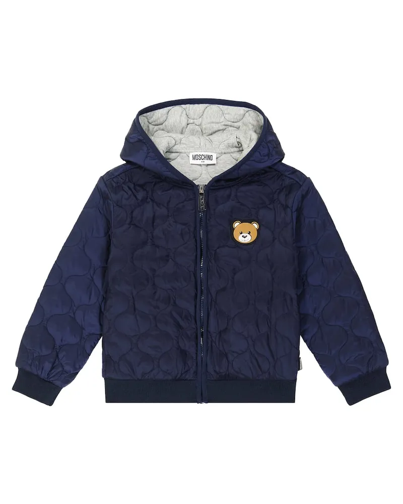 Moschino Jacke Teddy Bear Blau