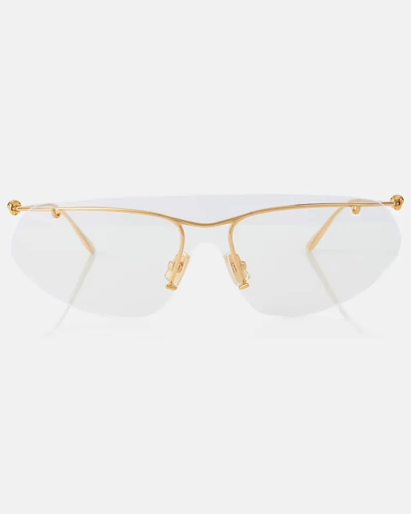 Bottega Veneta Sonnenbrille Knot Gold