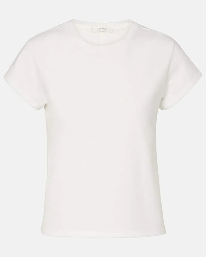 The Row T-Shirt Tori aus Baumwoll-Jersey Weiß