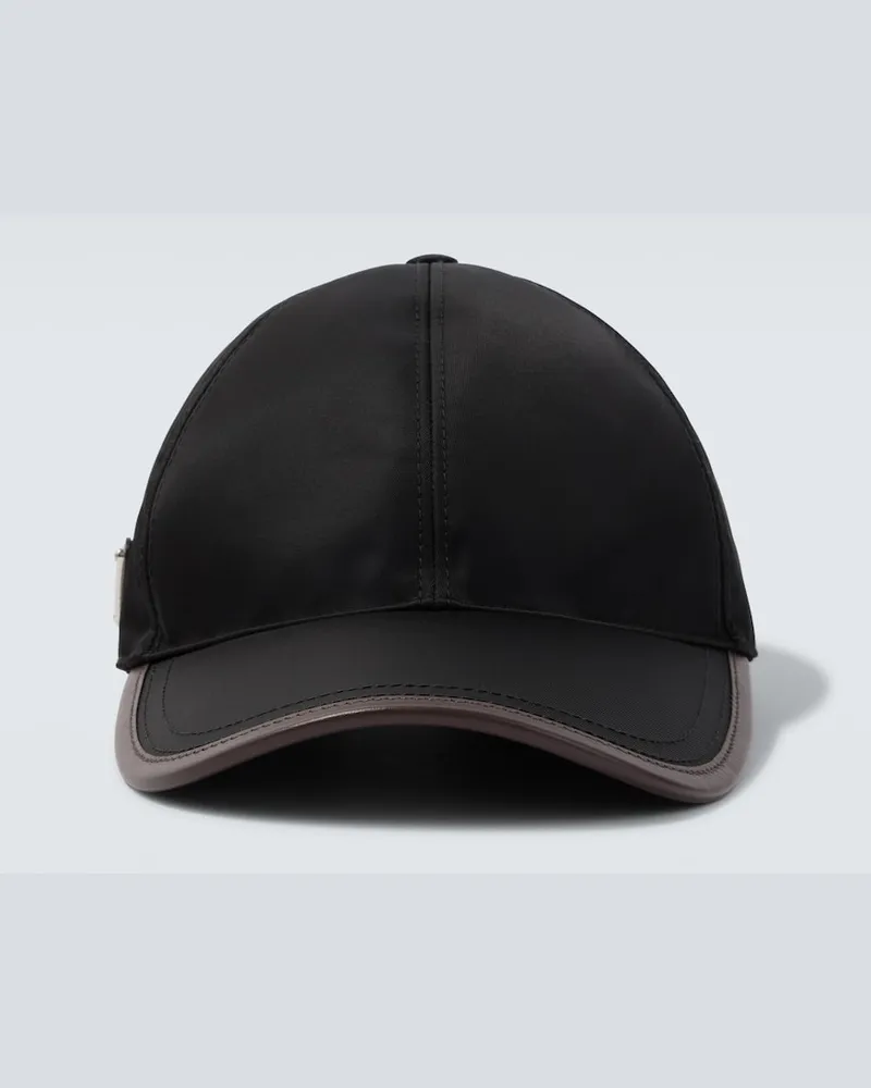 Prada Baseballcap Prada Speedrock aus Re-Nylon Schwarz