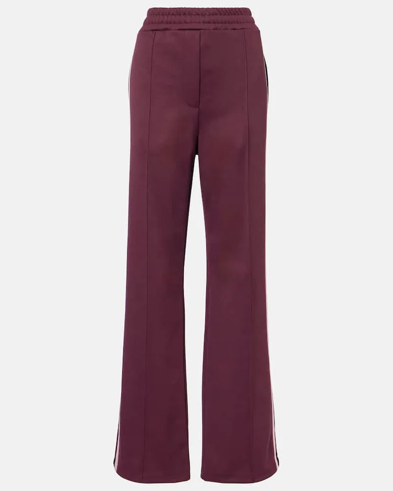 Ferragamo Jogginghose aus Jersey Burgund