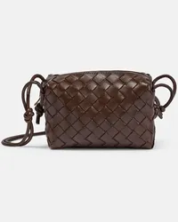 Bottega Veneta Schultertasche Loop Mini aus Leder Braun