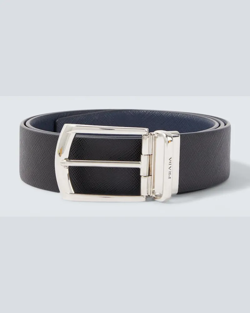 Prada Gürtel aus Leder Schwarz