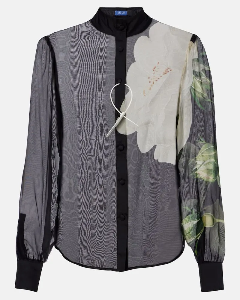 LEO LIN Bluse Alma Schwarz