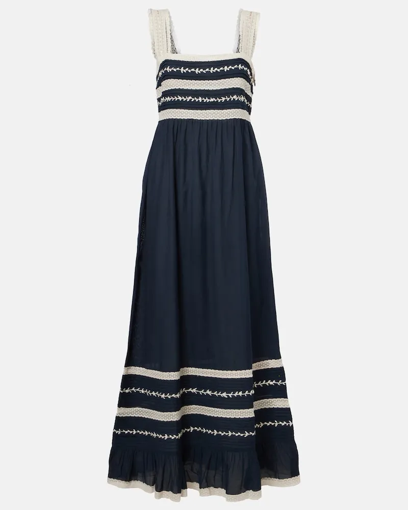 RIXO Midikleid Malie Blau