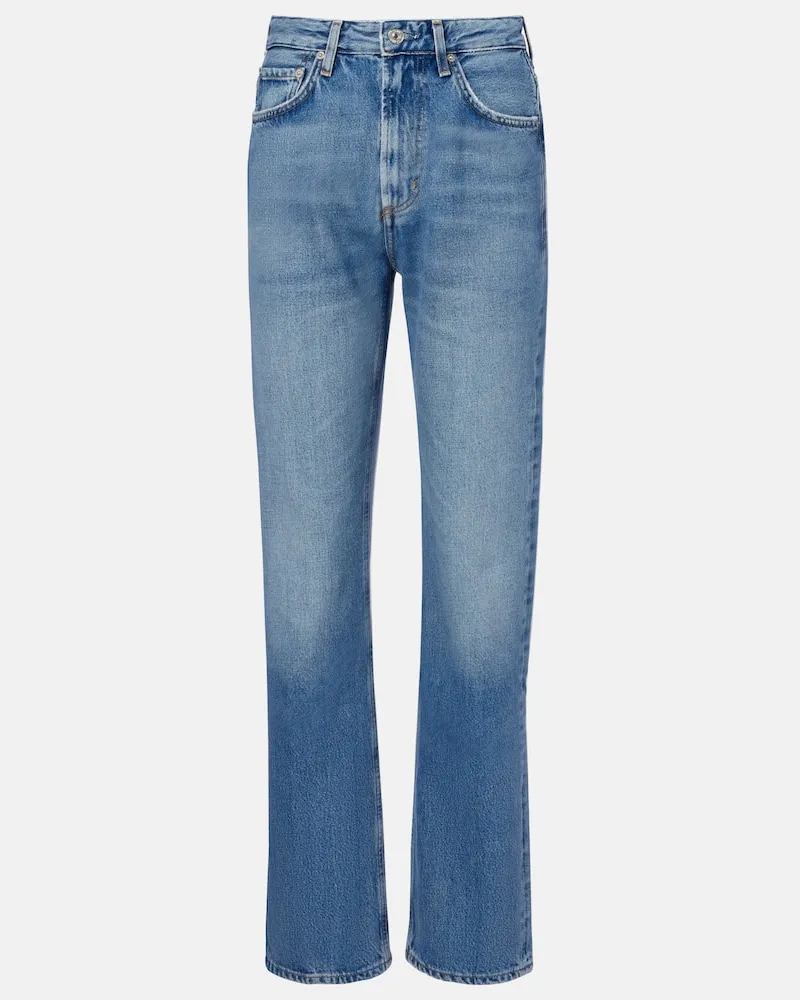 Citizens of humanity High-Rise Straight Jeans Zurie Blau
