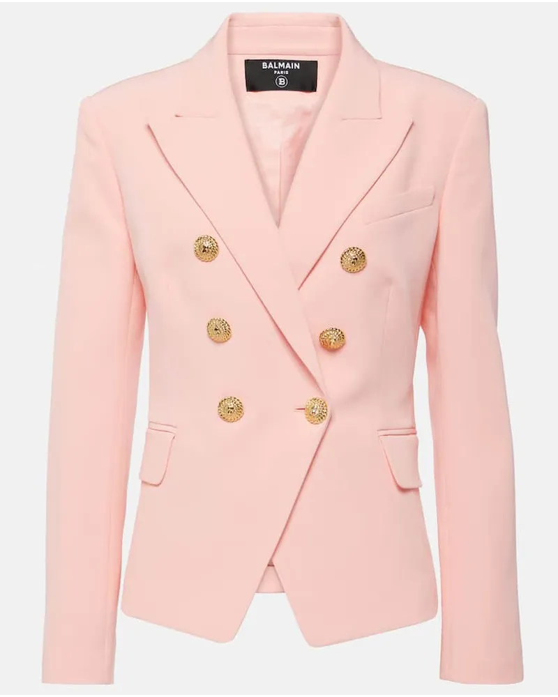 Balmain Verzierter Blazer Pink