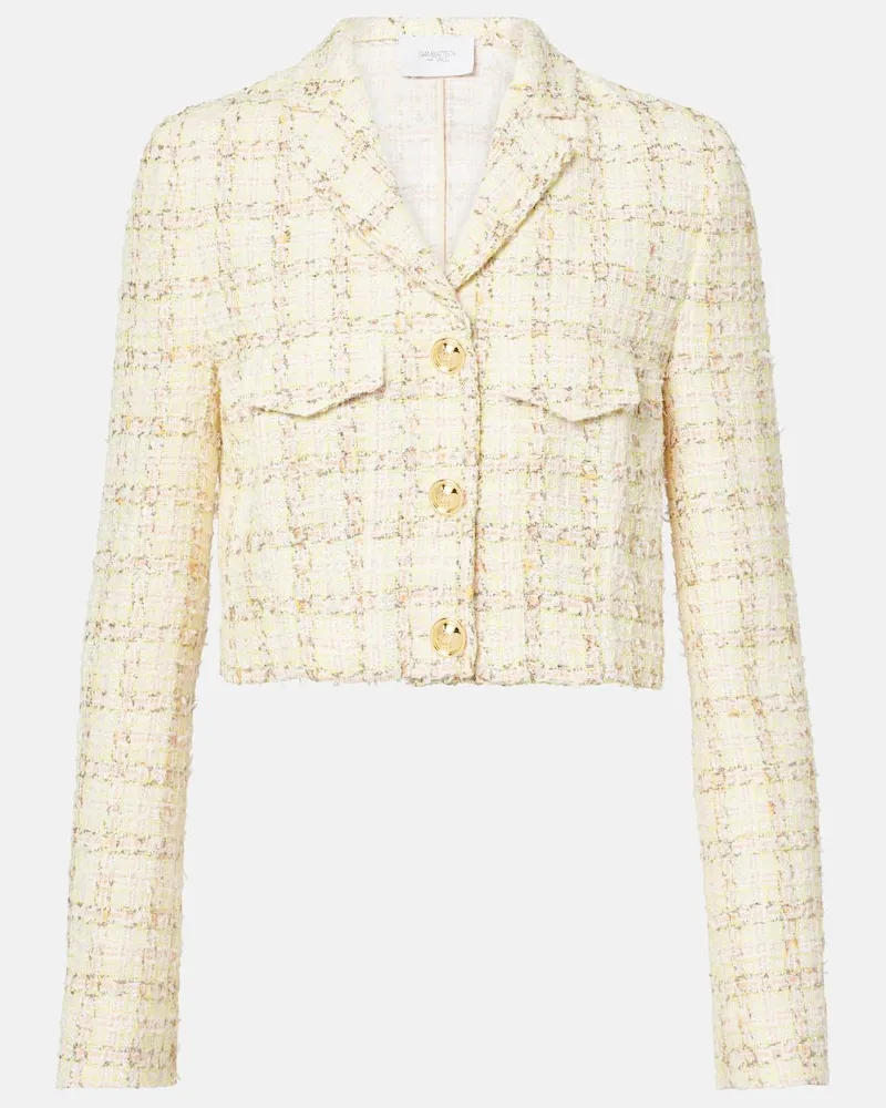 Giambattista Valli Jacke aus Bouclé Multicolor