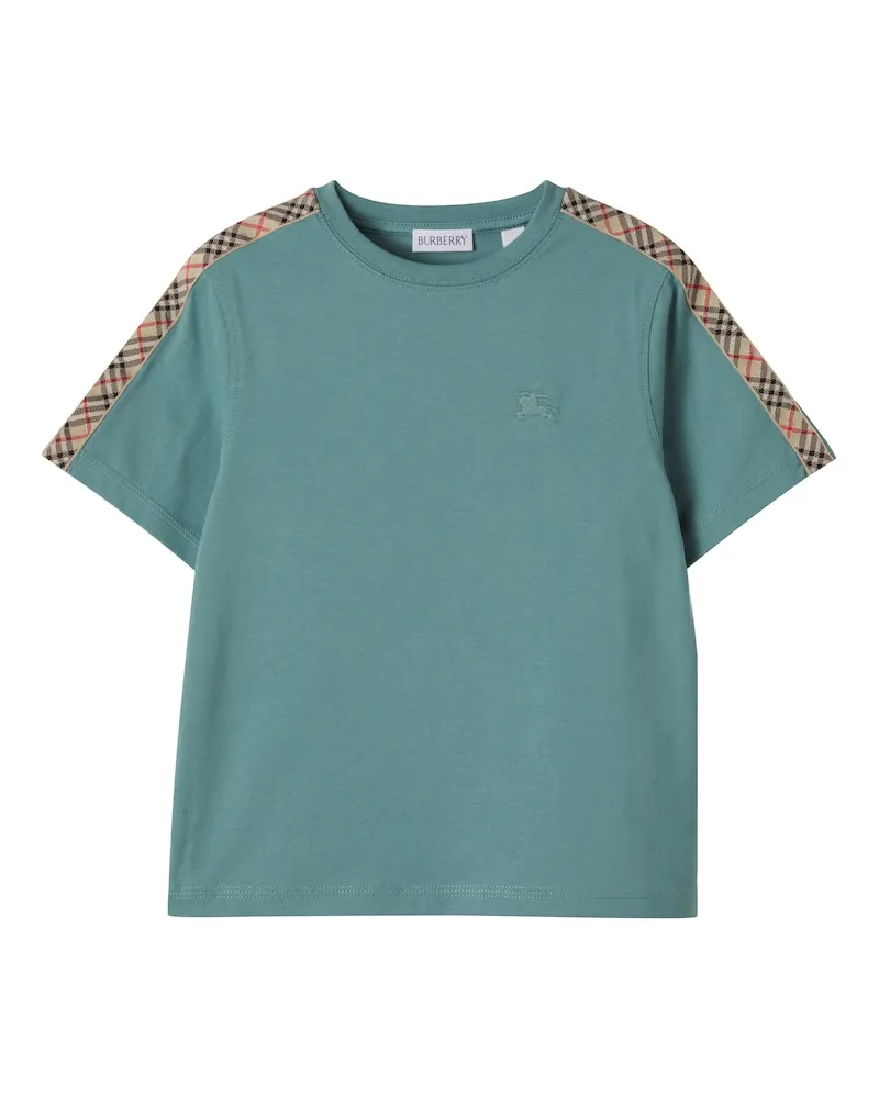 Burberry T-Shirt aus Baumwoll-Jersey Grün