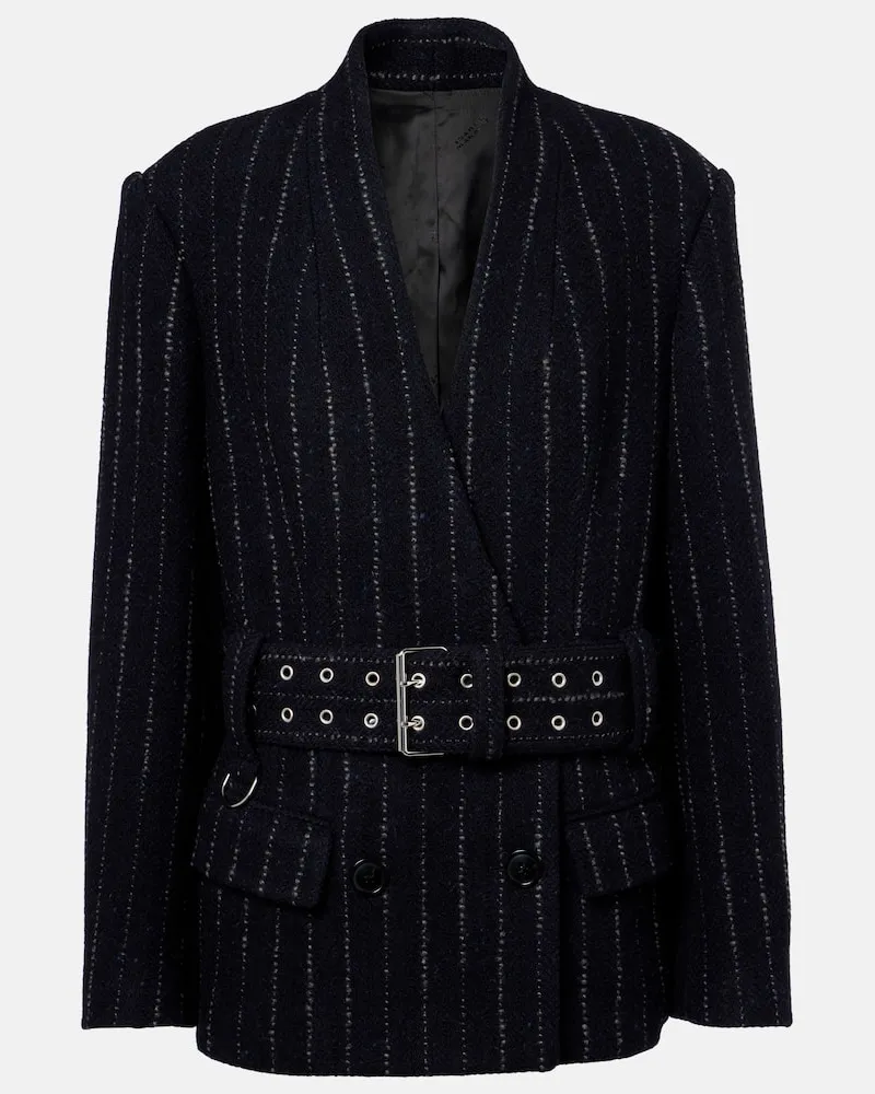 Isabel Marant Blazer Fyma aus Schurwolle Schwarz