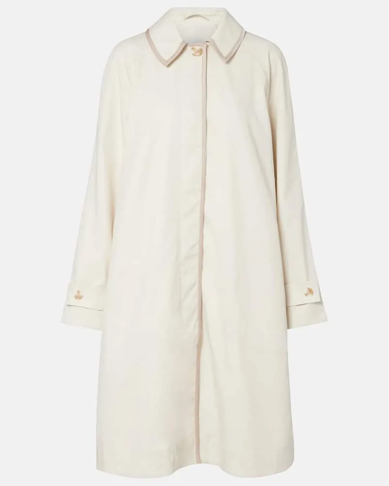 Varley Carcoat Stamford aus Twill Weiß