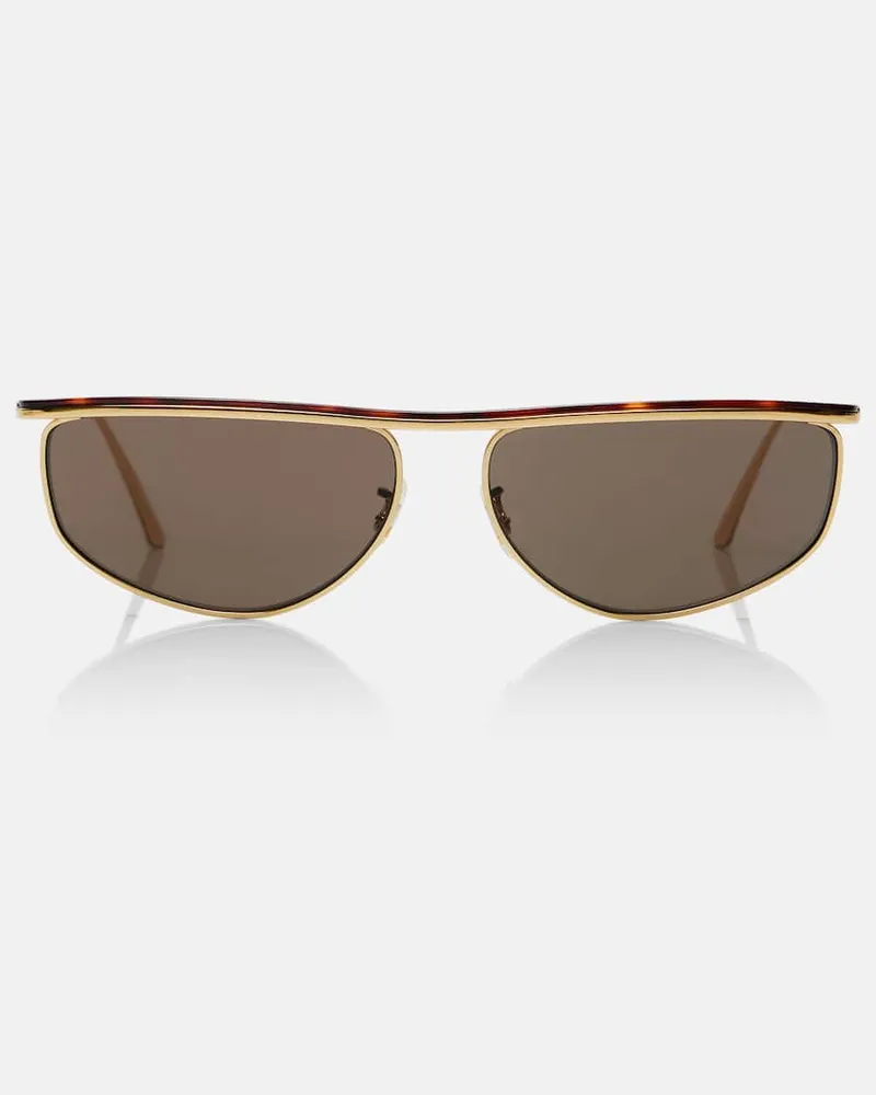 KHAITE X Oliver Peoples Sonnenbrille 1986C Braun