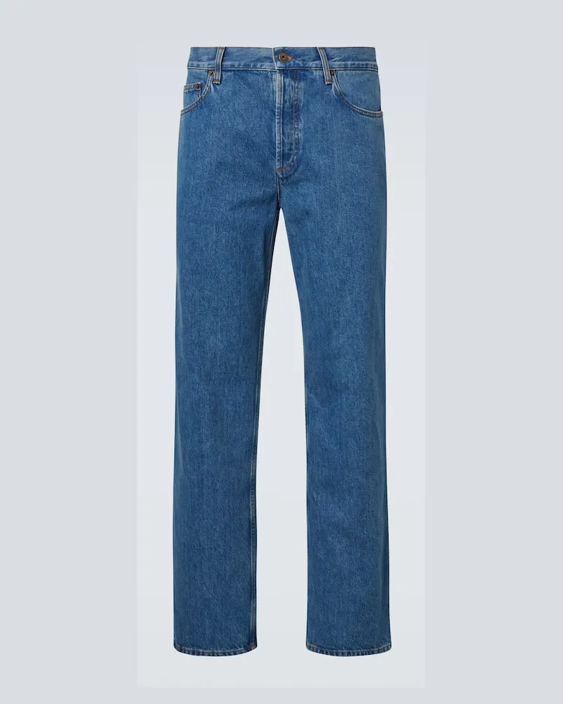 Burberry Straight Jeans Blau