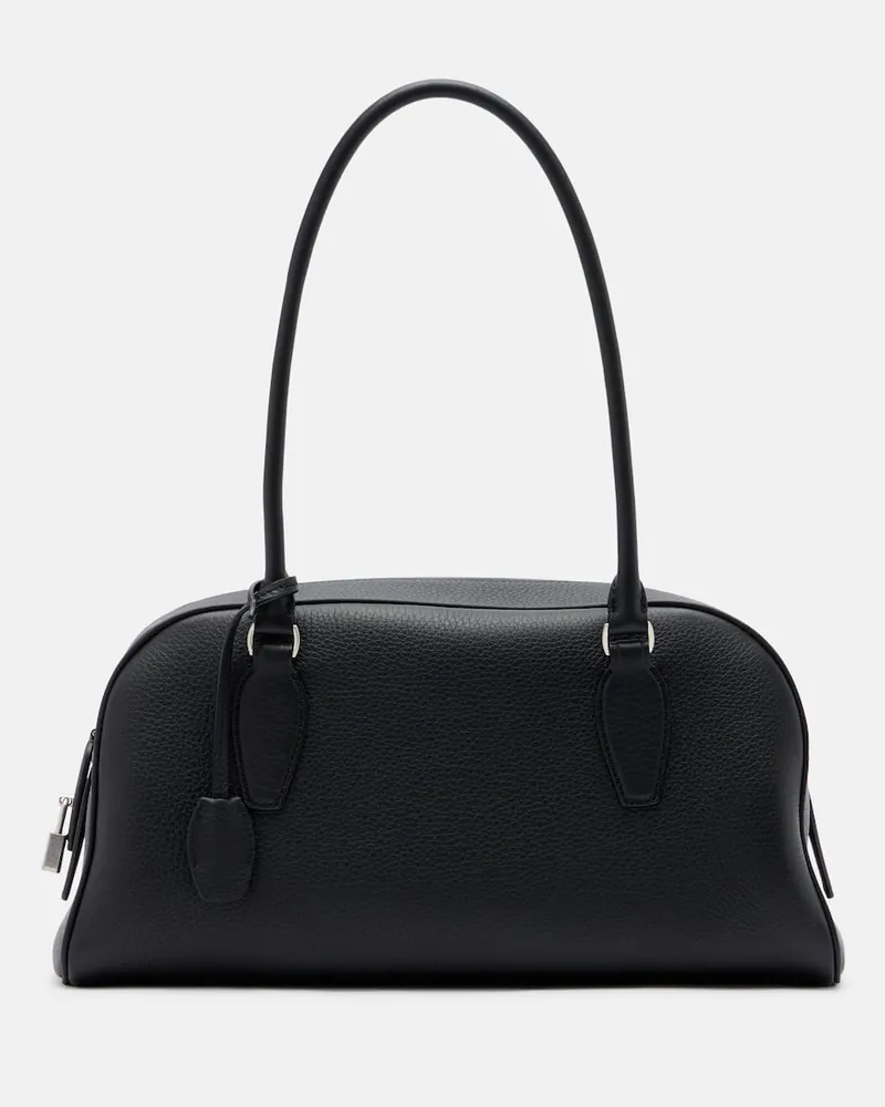 The Row Schultertasche E/W India aus Leder Schwarz