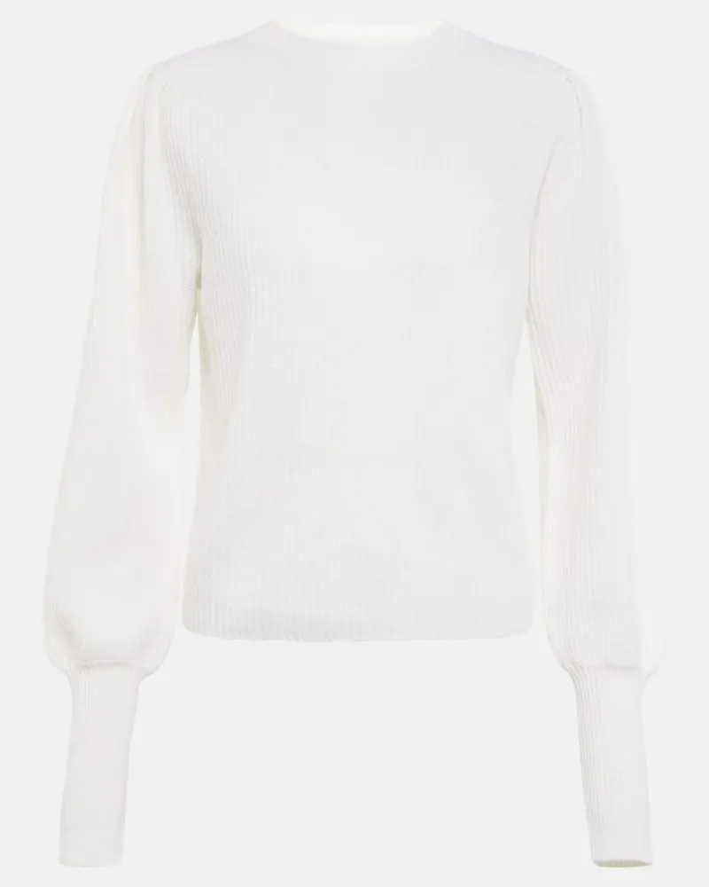 Jardin des Orangers Pullover aus Kaschmir Weiß
