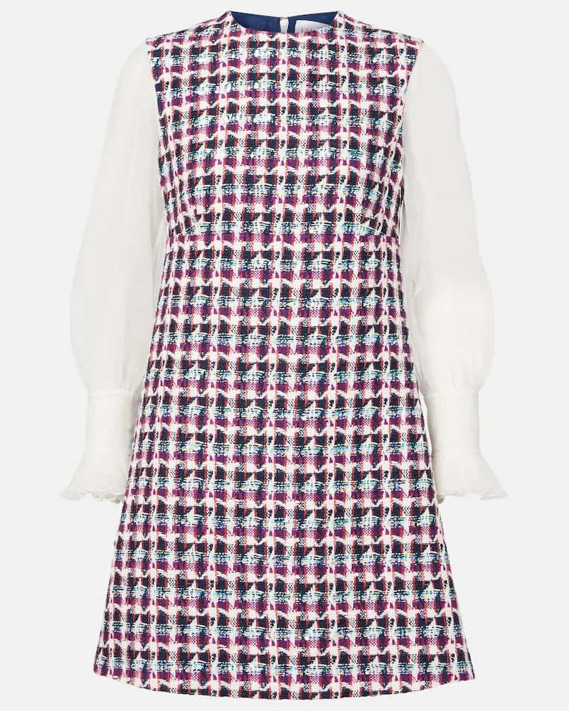 Valentino Garavani Minikleid aus Tweed Multicolor