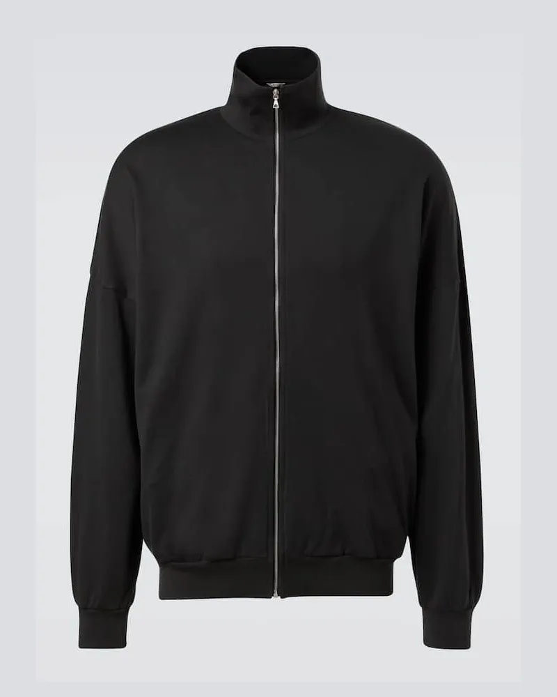 AURALEE Sweatshirt aus Baumwoll-Jersey Schwarz