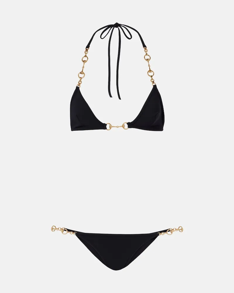 Gucci Bikini Horsebit Schwarz
