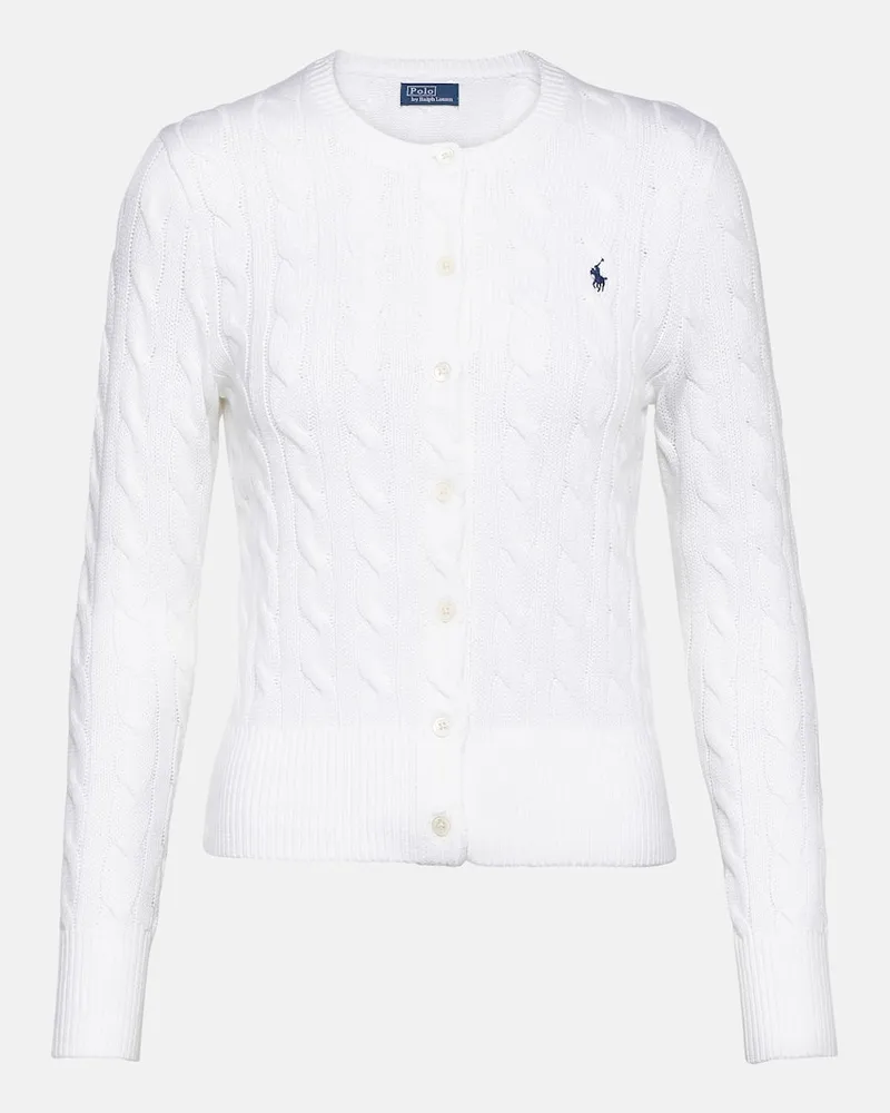 Ralph Lauren Cardigan aus Baumwolle Weiß