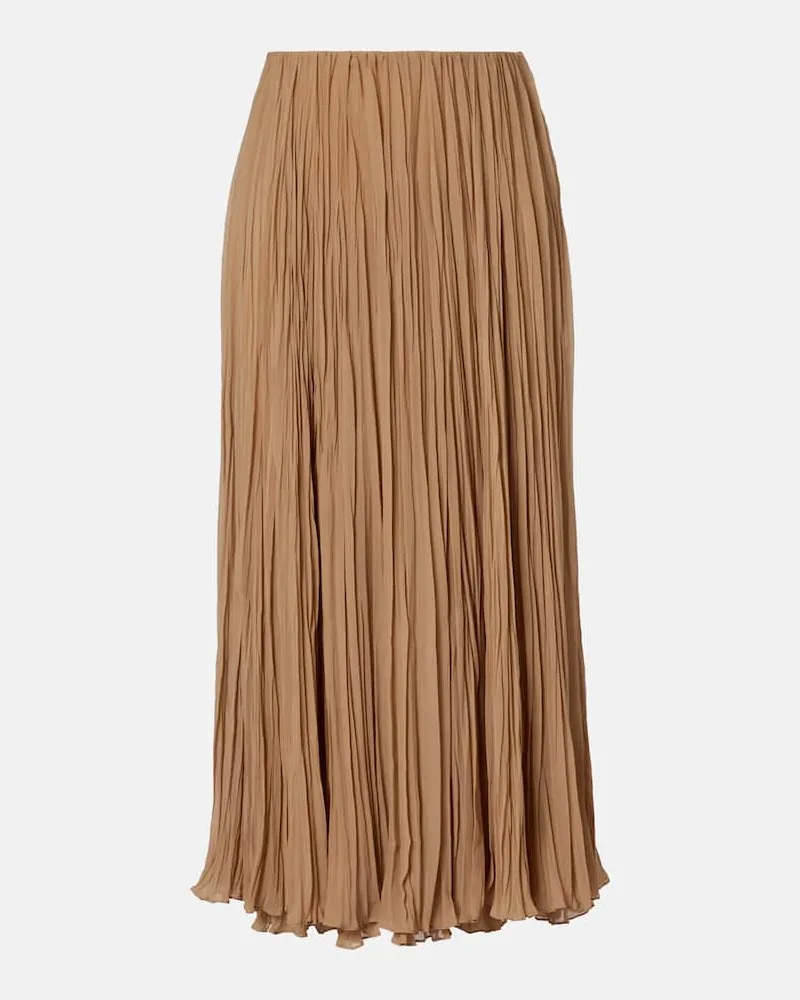 Ralph Lauren Maxirock Jordyn aus Chiffon Braun